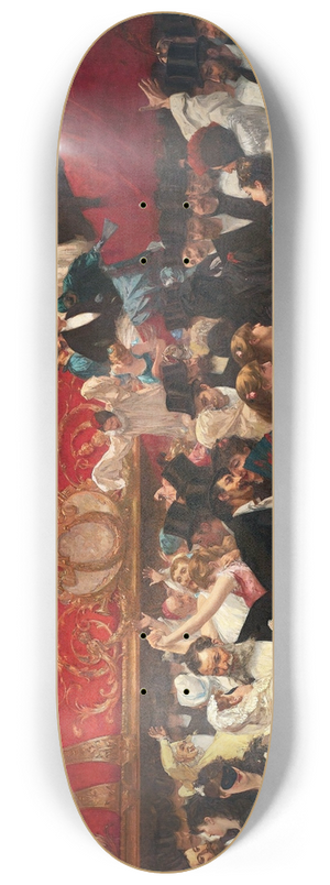 Charles Hermans - Bal Masqu 8.25 inch art skate deck