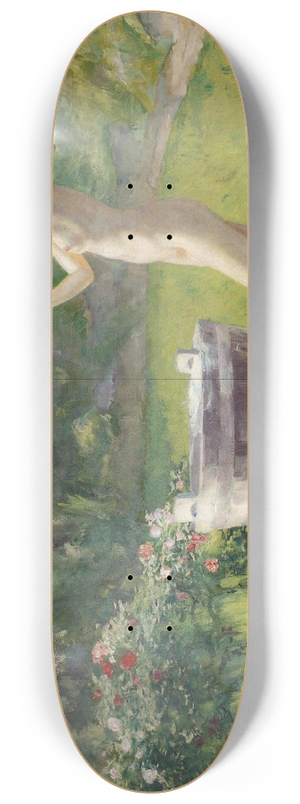 Charles Hermans - Bath in the garden 8.25 inch art skate deck