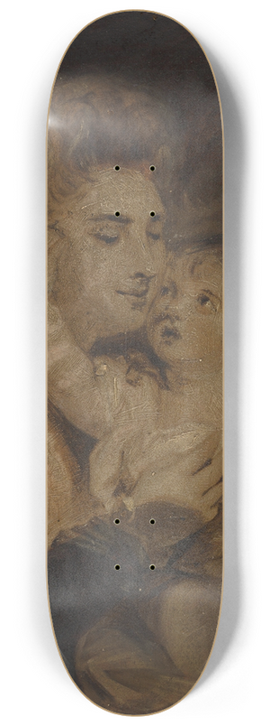 Charles Howard Hodges - Lady Dashwood and Her Son 8.25 inch art skate deck