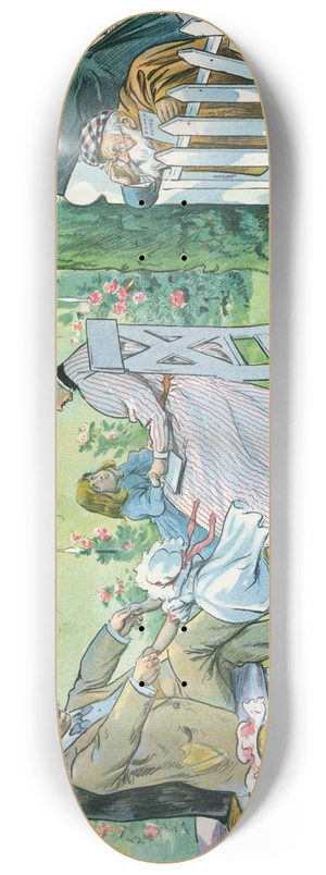 Charles Jay Taylor - He keeps them worried 8.25 inch art skate deck