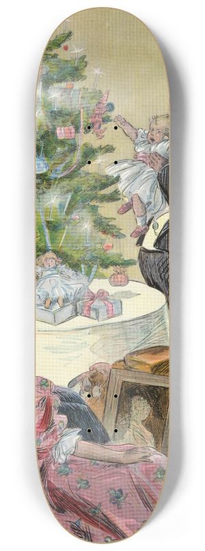 Charles Jay Taylor - He laughs best who laughs last 8.25 inch art skate deck