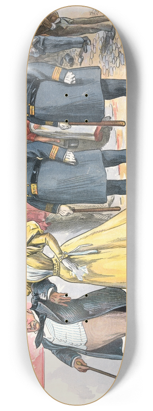 Charles Jay Taylor - Well protected 8.25 inch art skate deck