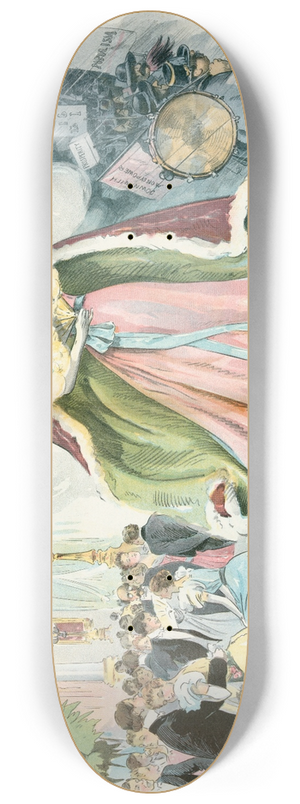 Charles Jay Taylor - We ought to be thankful 8.25 inch art skate deck