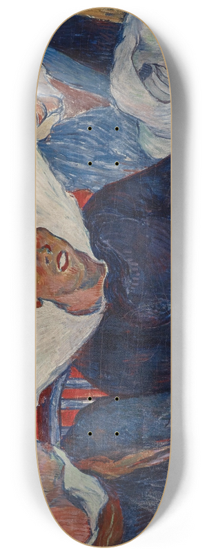 Charles Laval - Going to Market, Brittany 8.25 inch art skate deck