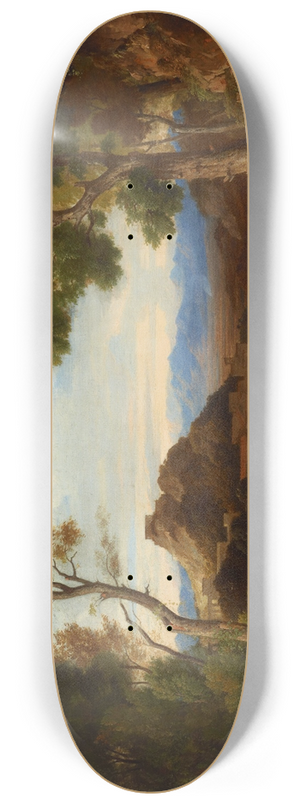 Charles Lock Eastlake - Classical landscape 8.25 inch art skate deck