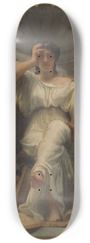 Charles Louis Mller - La pense (ou larchitecture) 8.25 inch art skate deck