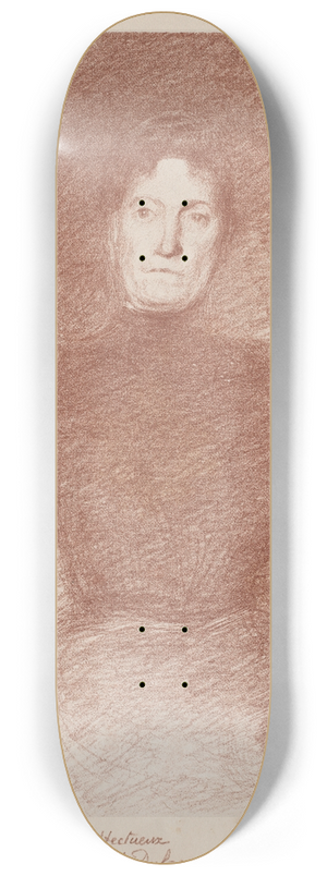 Charles Marie Dulac - Seated Woman 8.25 inch art skate deck