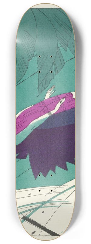Charles Martin - La morte damour ; Modes et manires de Torquate 8.25 inch art skate deck