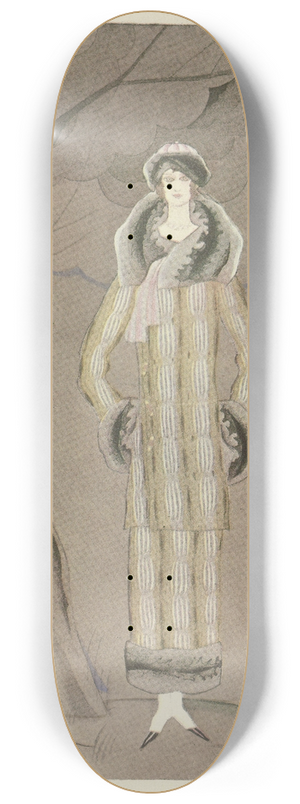 Charles Martin - Lhiver ; Tailleur en fourrure, de Max-Leroy 8.25 inch art skate deck