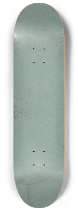 Albrecht Drer - Head of a Young Woman 8.25 inch art skate deck