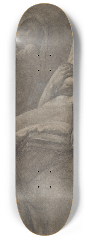 Charles Mertens - Figure Study 8.25 inch art skate deck