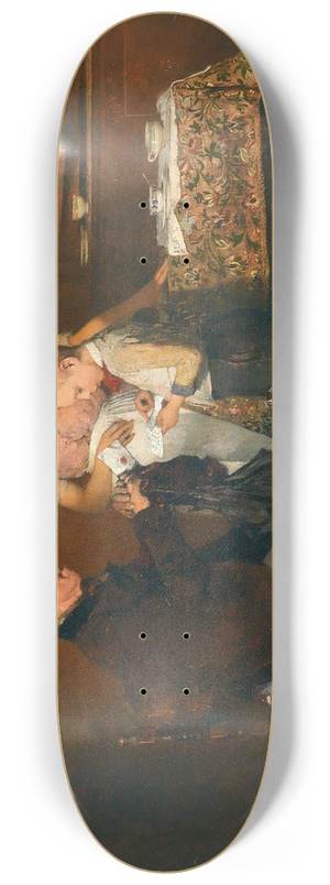 Franz Rumpler - Der Brief 8.25 inch art skate deck