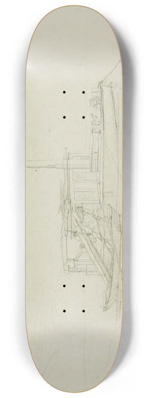 Charles Meryon - A Dredge 8.25 inch art skate deck