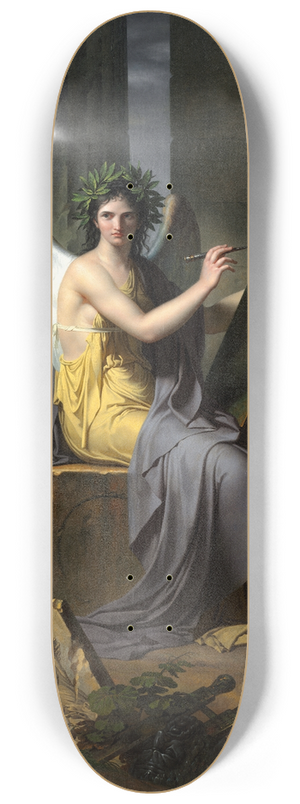 Charles Meynier - Clio, Muse of History 8.25 inch art skate deck