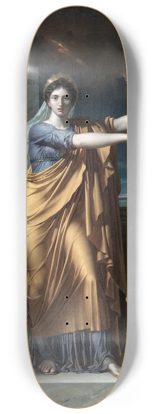 Charles Meynier - Polyhymnia,Muse of Eloquence 8.25 inch art skate deck