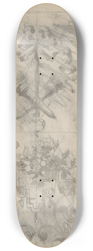 Charles Monblond - Design for Door Paneling 8.25 inch art skate deck
