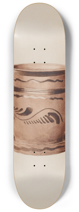 Charles Moss - Flower Pot 8.25 inch art skate deck