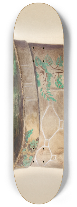 Charles Moss - Small Hat Box 8.25 inch art skate deck