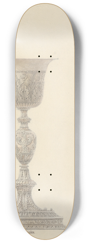 Charles Percier - Chalice for the Coronation of Napoleon I 8.25 inch art skate deck