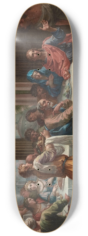 Charles Poerson - The Wedding at Cana 8.25 inch art skate deck