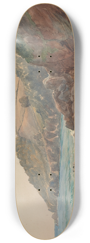Charles Reginald Aston - Bathing Place, Ansteys Cove 8.25 inch art skate deck