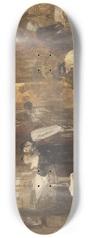 Charles Rochussen - Joodse bankiers 8.25 inch art skate deck