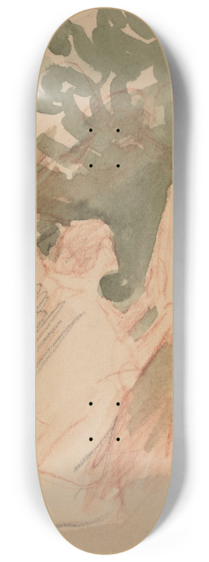 Charles Sprague Pearce - Study for a Panel IV 8.25 inch art skate deck