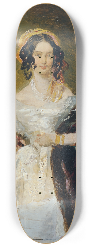 Franz Schrotzberg - Eleonore Schrotzberg, geb. Stohl, die erste Gattin des Knstlers 8.25 inch art skate deck