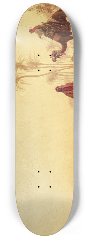 Charles Thodore Frre - Halte Loasis 8.25 inch art skate deck