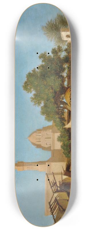 Charles Thodore Frre - La Mosque Du Sultan Hassan, Caire 8.25 inch art skate deck