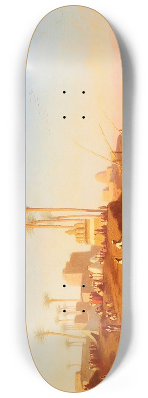Charles Thodore Frre - Passage du nil 8.25 inch art skate deck