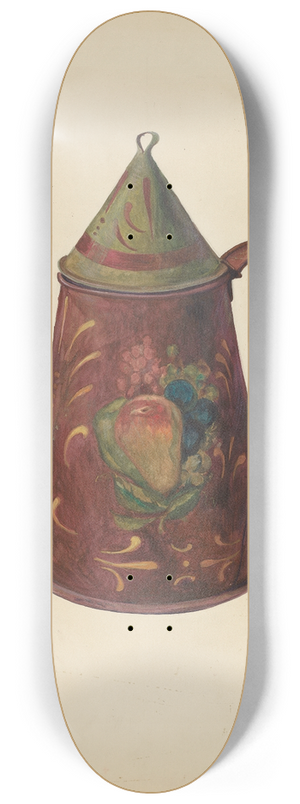 Charles T. Smith - Toleware Coffee Pot 8.25 inch art skate deck