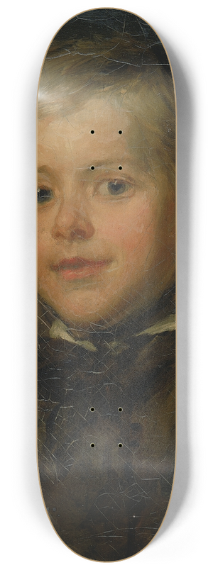 Charles T. Webber - Portrait of a Boy 8.25 inch art skate deck