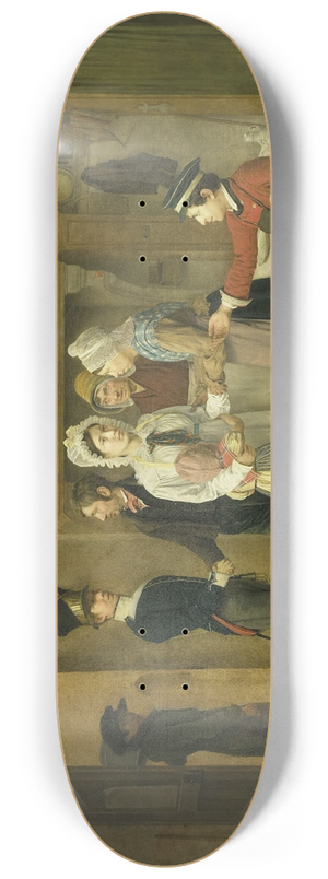 Charles van Beveren - The Soldiers Farewell 8.25 inch art skate deck