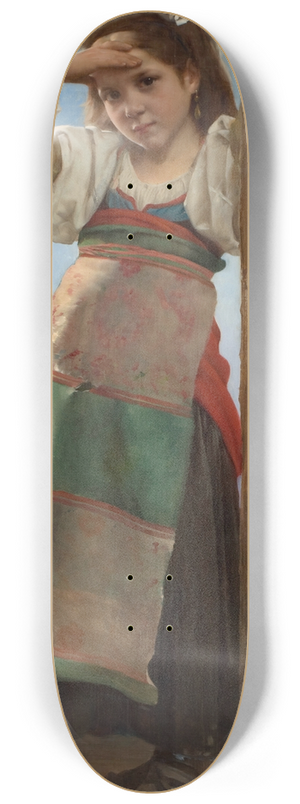 Charles Victor Thirion - Young Shepherdess 8.25 inch art skate deck
