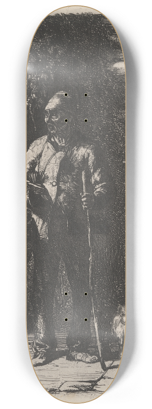 Charles West Cope - The Wanderer 8.25 inch art skate deck