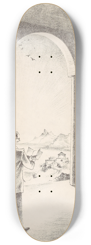 Franz Sedlacek - Der Schriftsteller 8.25 inch art skate deck