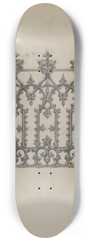 Charlotte Angus - Cast Iron Fence 8.25 inch art skate deck
