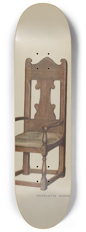 Charlotte Angus - Pa. German Arm Chair 8.25 inch art skate deck