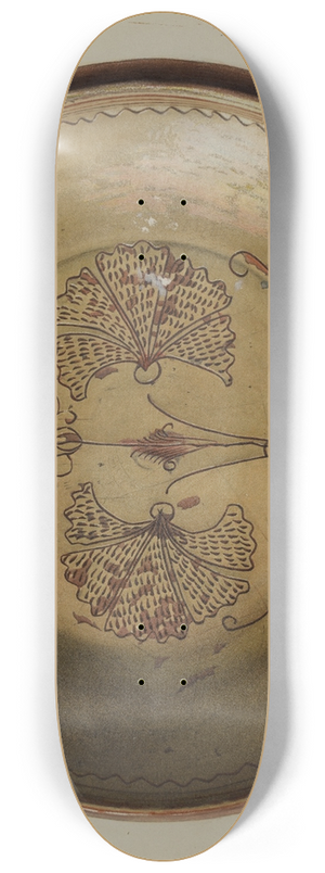 Charlotte Angus - Pa. German Pie Dish 8.25 inch art skate deck