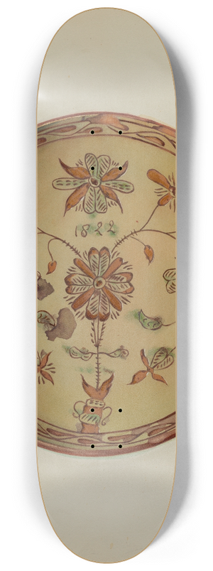 Charlotte Angus - Pa. German Plate 8.25 inch art skate deck