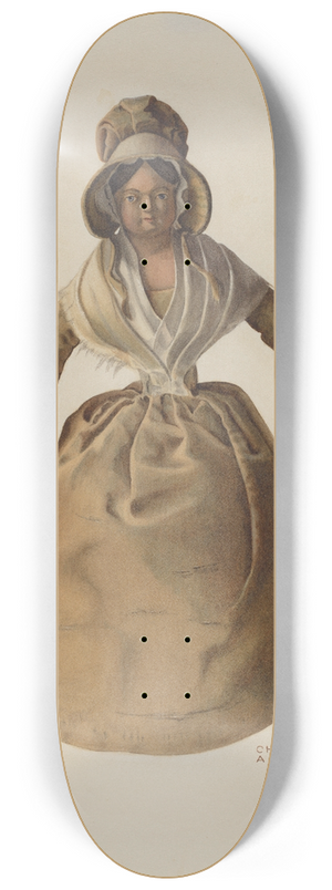Charlotte Angus - Quaker Doll 8.25 inch art skate deck