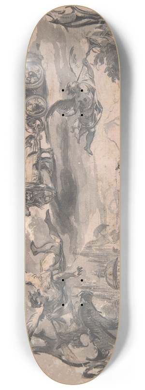 Franz Sigrist the elder - Design for Book Illustration 8.25 inch art skate deck