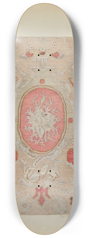 Charlotte Winter - Brussels Carpet 8.25 inch art skate deck