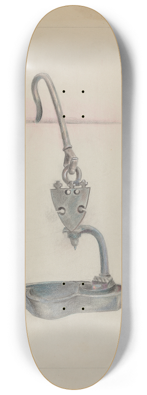 Charlotte Winter - Lamp 8.25 inch art skate deck