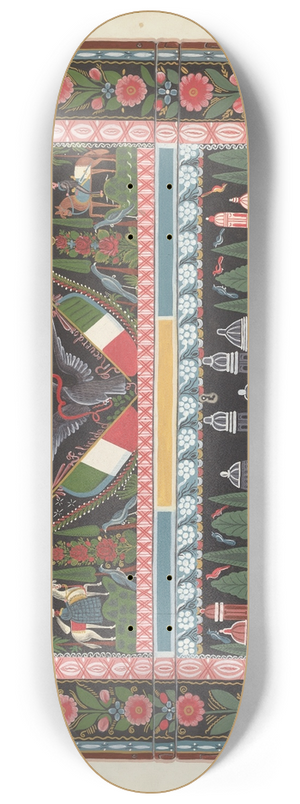 Chester Faris - Painted Chest, Michoacan 8.25 inch art skate deck