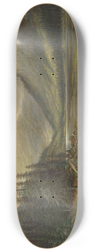 Franz Stephan Paschinger - Erlaufsee mit kahlem Gipfel im Hintergrund 8.25 inch art skate deck