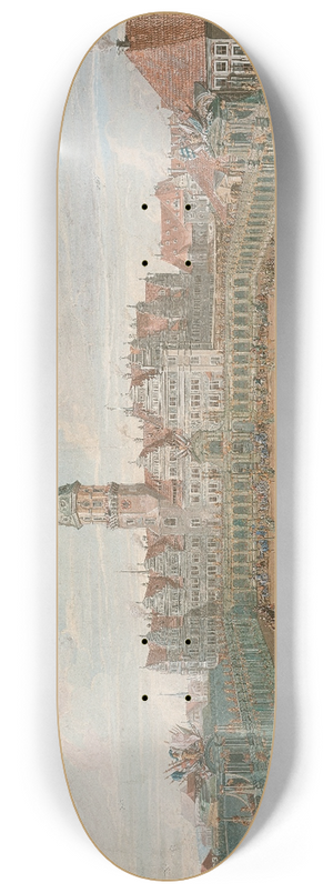 C.H. Fritzsche - Parade of the Ladies Ring Races, Dresden 8.25 inch art skate deck