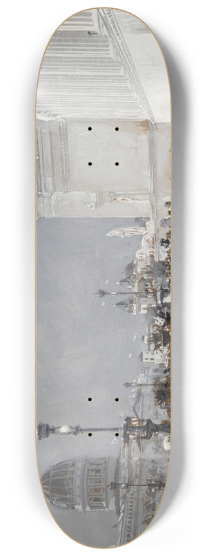 Childe Hassam - Worlds Fair, Chicago 8.25 inch art skate deck