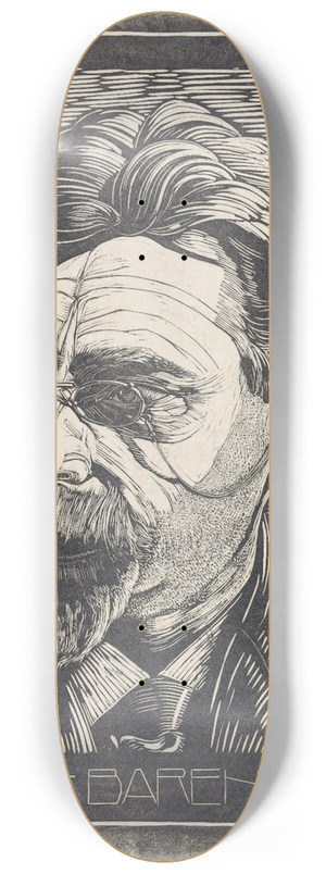 Chris Lebeau - Portret van Otto Barendsen 8.25 inch art skate deck